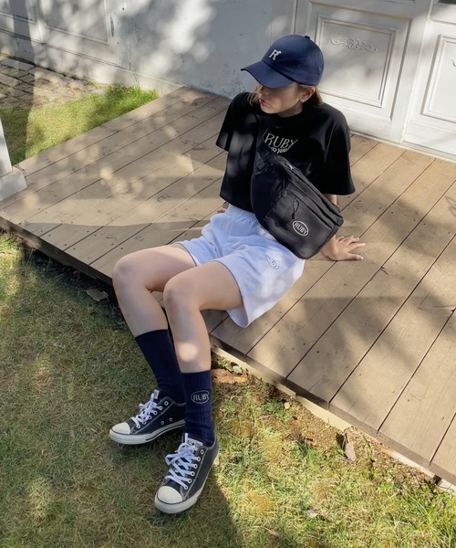 「RUBY AND YOU」 半袖Tシャツ FREE ブラック レディース_画像8