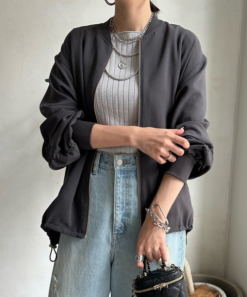 DouDou（ドゥドゥ） ブルゾン FREE オフホワイト レディース