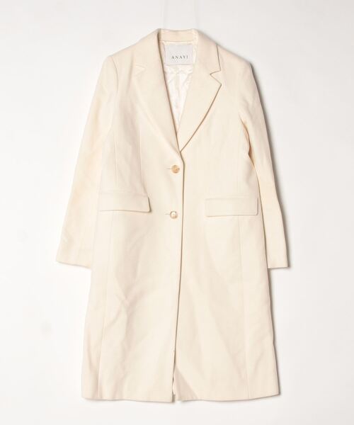 ANAYI（アナイ） チェスターコート 38 ベージュ レディース : ZOZOTOWN