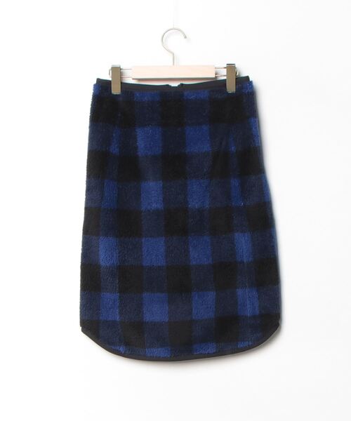 「PHEENY」 チェック柄タイトスカート 1 ネイビー レディース_画像2