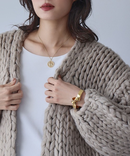 ELFRANK カーディガン 「2025AW」ざっくり編み チャンキーニット