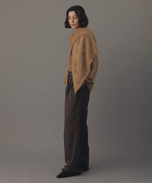 ADAM ET ROPE'（アダムエロペ） ストール マフラー ブラッシュカシミア