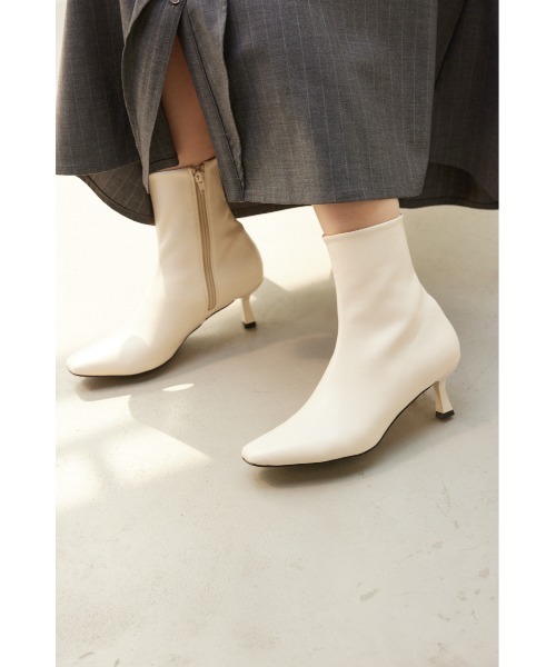 「crie conforto」 ショートブーツ LARGE ブラック レディース_画像2