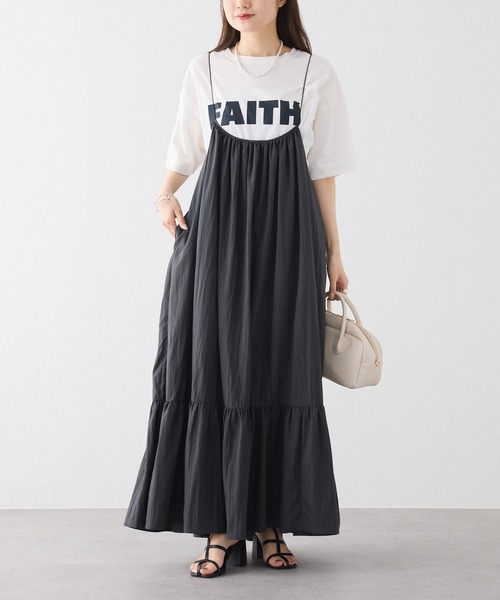 「PUAL CE CIN」 半袖Tシャツ FREE スミクロ レディース_画像8