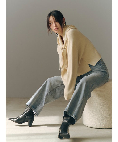 FRAY I.D ウォッシャブルカシミヤシルクニットマフラー2点セット新品未使用 FRAY I.D（フレイ・アイディー） ストール マフラー ウォッシャブル