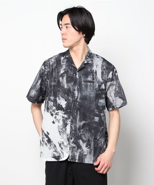 「THE NORTH FACE」 半袖シャツ M ブラック メンズの画像