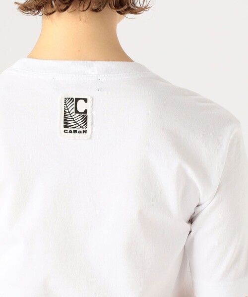 「CABaN」 半袖Tシャツ S ライトブルー レディース_画像6