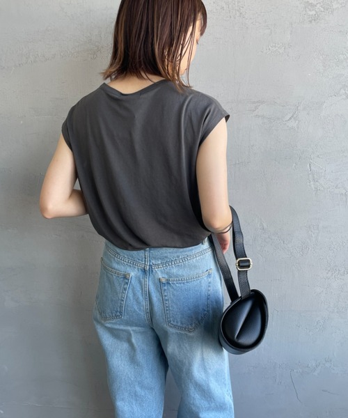 「me.」 ノースリーブトップス F ラベンダー レディース_画像5