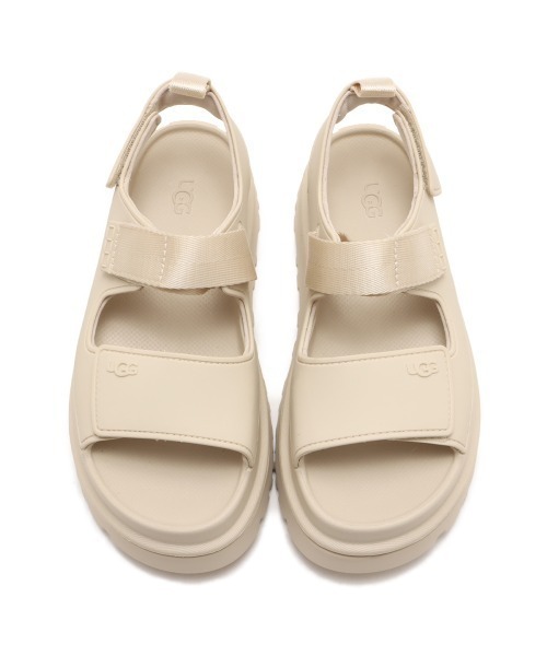 「UGG」 フラットサンダル 24.0cm アイボリー レディース_画像4