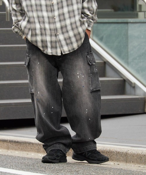 Liberaiders（リベレイダース） ワイドパンツ カーゴパンツ DENIM
