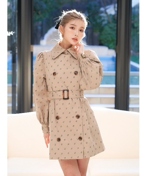 Darich（ダーリッチ） トレンチコート FREE オレンジ レディース