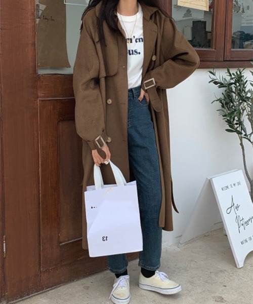 「a lot of love」 コート FREE ブラウン レディース_画像2