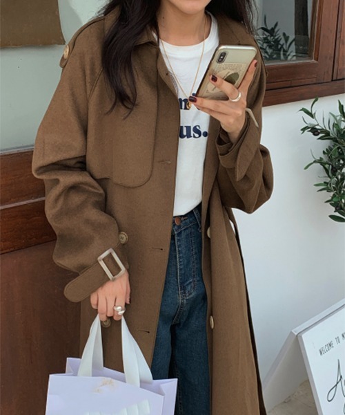 「a lot of love」 コート FREE ブラウン レディース_画像8