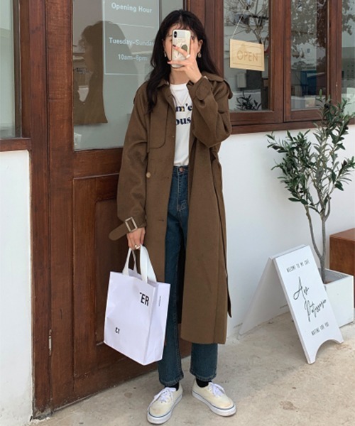 「a lot of love」 コート FREE ブラウン レディース_画像9