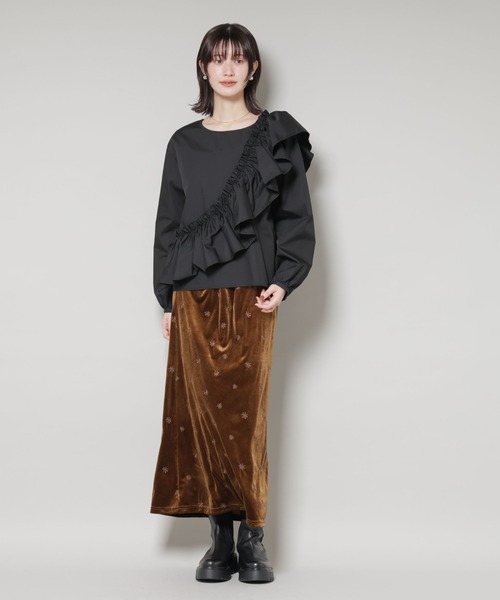 【新品、未使用品】フリル♡トップス♡ブラウス ブラウス シャツ 胸元フリルブラウス レディース : ZOZOTOWN Yahoo!店