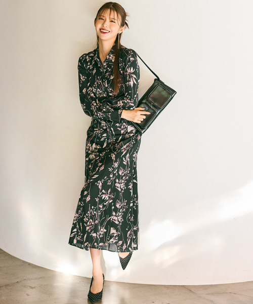 ROYAL PARTY（ロイヤルパーティー） シャツワンピース フラワー