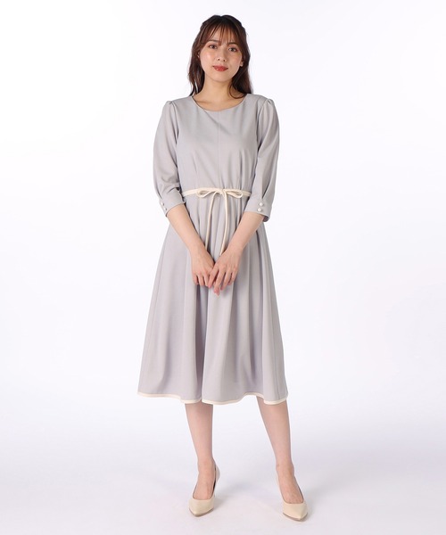 LAISSE PASSE（レッセパッセ） 「Debut de Fiore」7分袖ワンピース