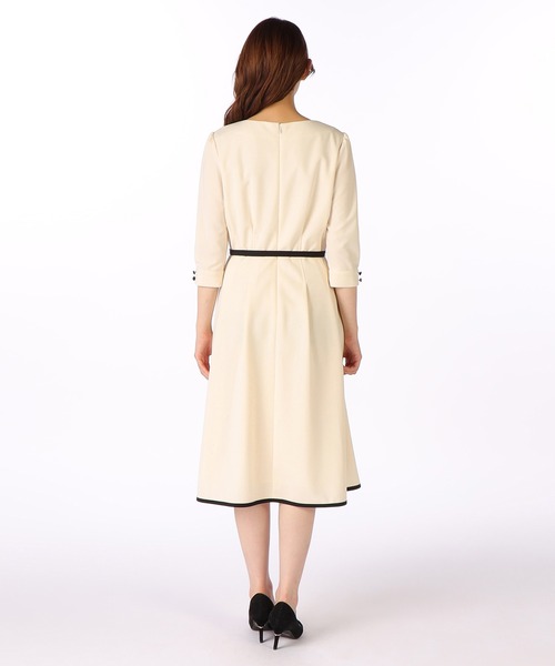 LAISSE PASSE（レッセパッセ） 「Debut de Fiore」7分袖ワンピース