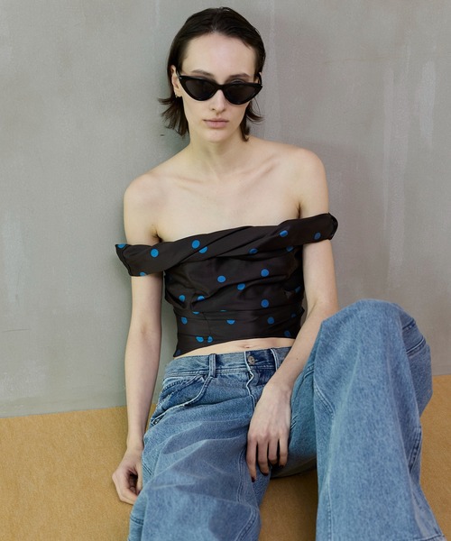 MAISON SPECIAL（メゾンスペシャル） Twist Off-Shoulder Blouse