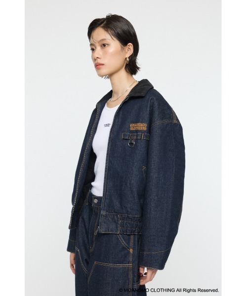 MOUSSY（マウジー） コート アウター MOANDMO DENIM PADDED ジャケット