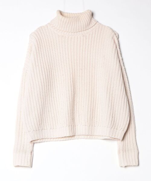 定価27500円。VONDEL タートルネック ベージュ VONDEL（フォンデル） タートルネックニット S ベージュ レディース