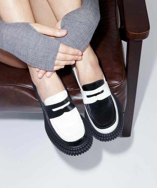 ⭐️極美品⭐️　カンペール　TWINS　パンプス　ローヒール　ブラック　レザー CAMPER（カンペール） パンプス TWINS / カジュアルシューズ