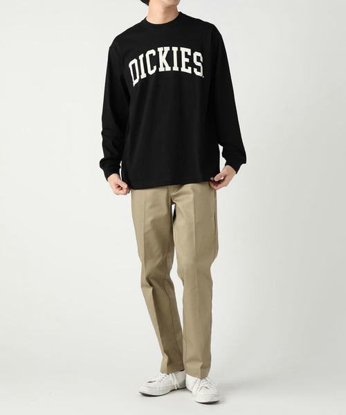 Dickies（ディッキーズ） ヘンリーネック tシャツ アーチロゴ ロング