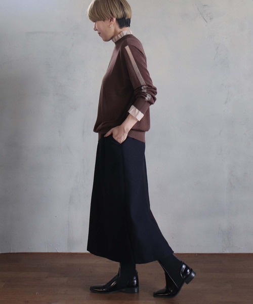 「BITTOKO」 長袖ニット FREE グレー レディース_画像7