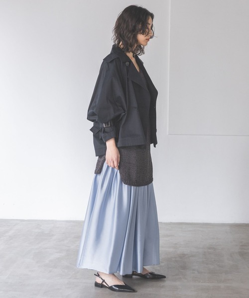 「A part by」 スカート MEDIUM ライトブルー レディース_画像9