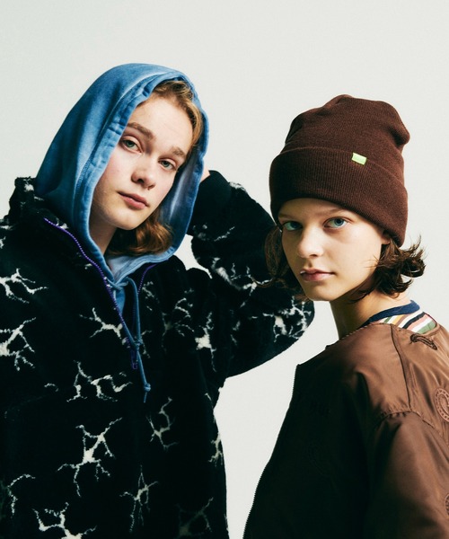 HUF」 長袖Tシャツ - グリーン系その他 メンズ HUF（ハフ）の「BENCHIN 