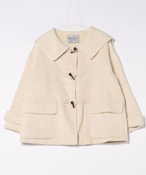 「aimoha」 ダッフルコート MEDIUM ベージュ レディース_画像4