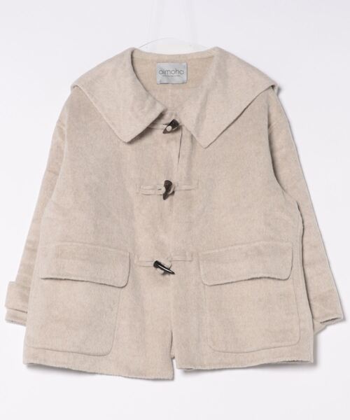 「aimoha」 ダッフルコート MEDIUM ベージュ レディース_画像5