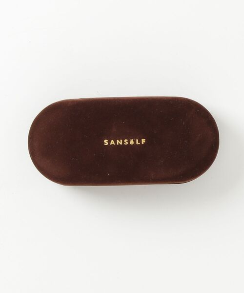 「SANSeLF」 メガネ FREE ホワイト レディース_画像4