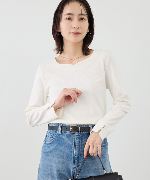 ROPE' PICNIC（ロペ ピクニック） tシャツ ハートネックリブジャケット