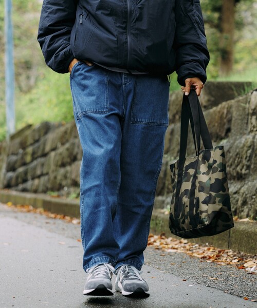 「GUNG HO」 デニムパンツ MEDIUM ブラック メンズ_画像4