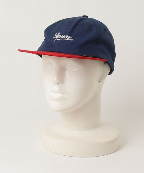Supreme（シュプリーム） キャップ - ネイビー メンズ : ZOZOTOWN