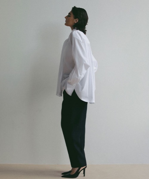 パンツ SANTEセンタークリーステーパードパンツ レディースの画像