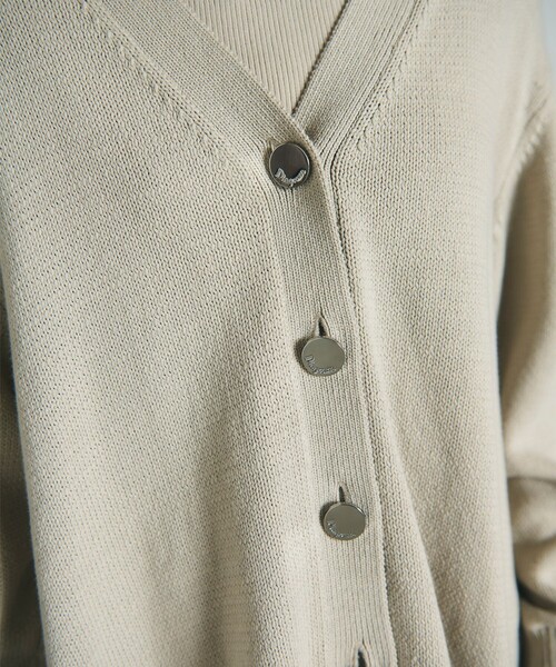 「GRACE CONTINENTAL」 ニットカーディガン 36 ブルー レディース_画像3