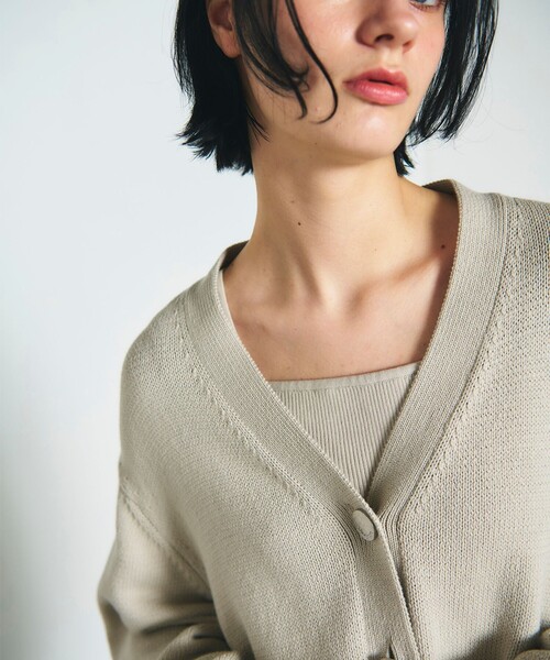 「GRACE CONTINENTAL」 ニットカーディガン 36 ブルー レディース_画像4