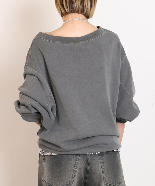 EVERYDAY I LIKE. tシャツ *ヴィンテージオフショルダープルオーバー