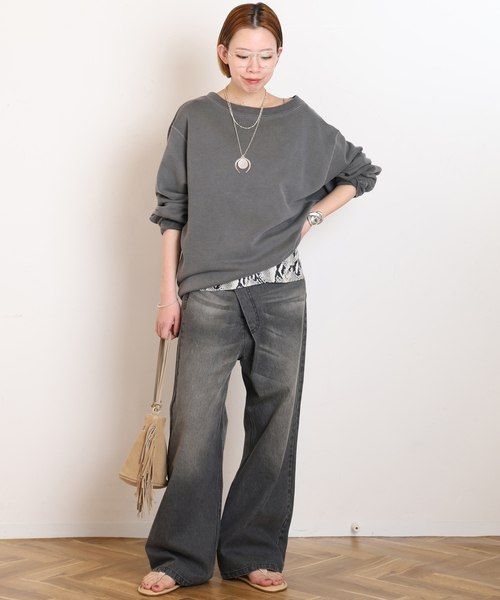 EVERYDAY I LIKE. tシャツ *ヴィンテージオフショルダープルオーバー
