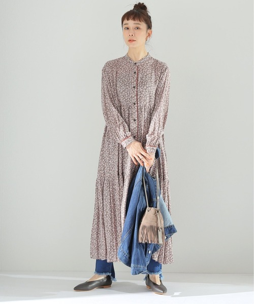 「JOURNAL STANDARD relume」 長袖ワンピース FREE ブラック レディース_画像5