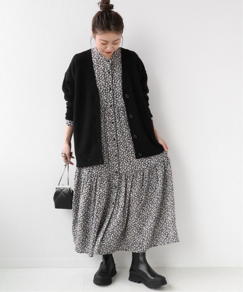 「JOURNAL STANDARD relume」 長袖ワンピース FREE ブラック レディース_画像7
