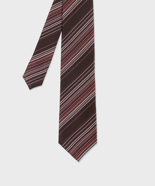 Paul Smith COLLECTION 伊製　マルチストライプ総柄　ネクタイ Paul Smith ネクタイ マルチストライプ シルク100% - メルカリ
