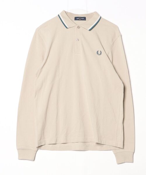 FRED PERRY アイボリー 長袖ポロシャツ FRED PERRY（フレッドペリー） 長袖ポロシャツ M ホワイト系その他