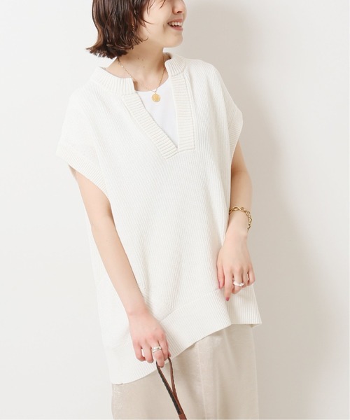 【新品】Spick and Span ニットベスト グレー Spick＆Span（スピック アンド スパン） 「Spick & Span」 ニット