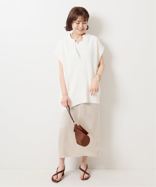 【新品】Spick and Span ニットベスト グレー Spick＆Span（スピック アンド スパン） 「Spick & Span」 ニット