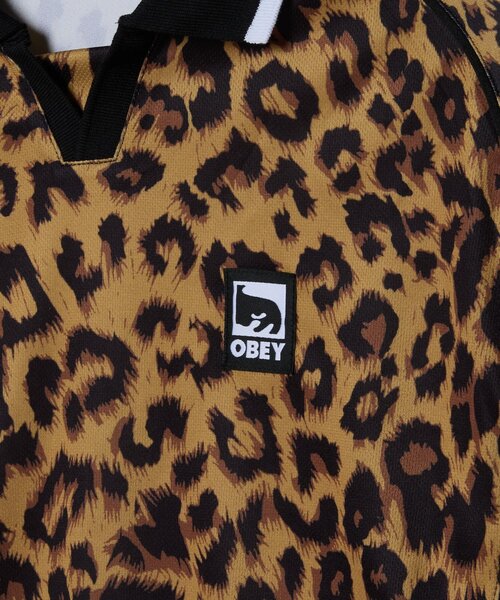 「OBEY」 長袖シャツ MEDIUM ブラウン メンズ_画像3