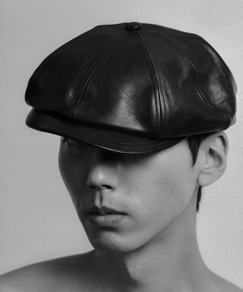 SOLARIS&CO. ハンチングキャスケット SOLARIS＆Co. 帽子 キャスケット HORSEHIDE CASQUETTE メンズ