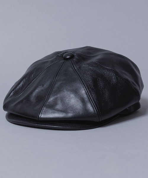 SOLARIS&CO. ハンチングキャスケット SOLARIS＆Co. 帽子 キャスケット HORSEHIDE CASQUETTE メンズ